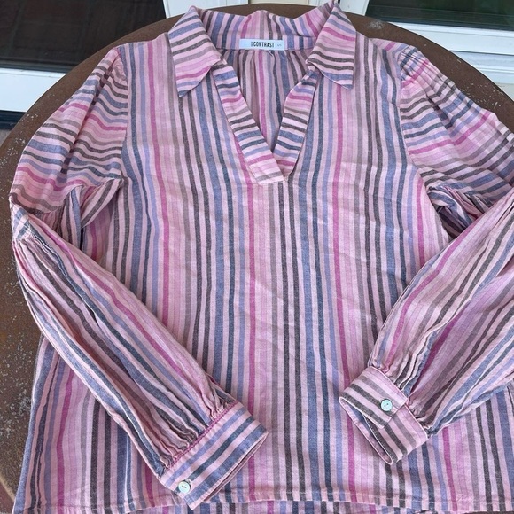NEW self contrast bohemicn traci blouse sz s / sold at anthro $110 - Picture 4 of 6